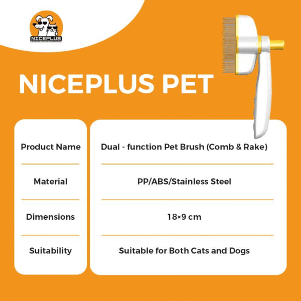 550587a0e9a65e9c7f19e790c6ea3d6a.png Rotating Pet Brush – Groom, Massage & De-Shed Fast