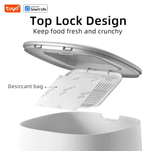 5c01dd8330f4ab1b78b178b4c16c9f2d.png Wi-Fi Smart 4L Pet Feeder with App