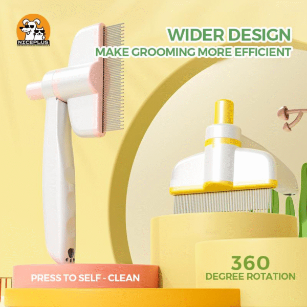 c95f891dde18d5a754f73bc556ed21c0.png Rotating Pet Brush – Groom, Massage & De-Shed Fast