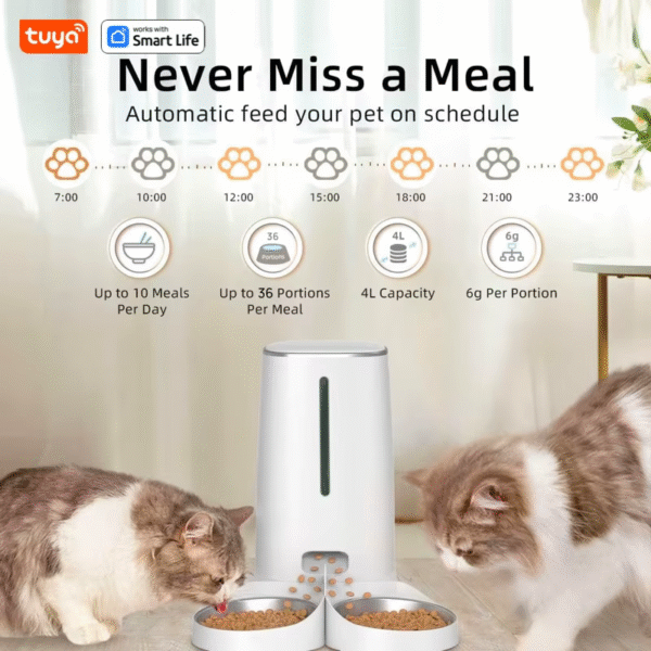ea4feaaef9ac0069aef10d63ca7176dc.png Wi-Fi Smart 4L Pet Feeder with App